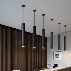 Modern led Pendant Lamp Long Tube Lamp Kitchen Island Dining Room Shop Bar Counter Decoration Cylinder 300x300 - انارات وحدات الإضاءة: دليل شامل للاختيار الصحيح