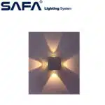 Four-way AC64 LED outdoor wall lamp