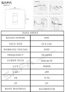 LED outdoor wall luminaire - Image 3