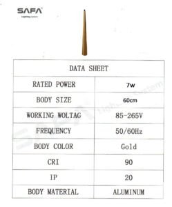 Golden conic descending pendant - Image 3