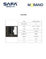 LED wall-mounted external LED applique - Image 4