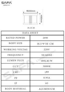 Up Light 20 Watt COB - Image 5