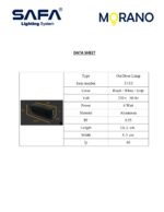 Horizontal rectangular staircase 7 watt - Image 3