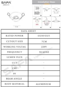 Blank round spot submersible - Image 3