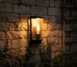 wall lantern black
