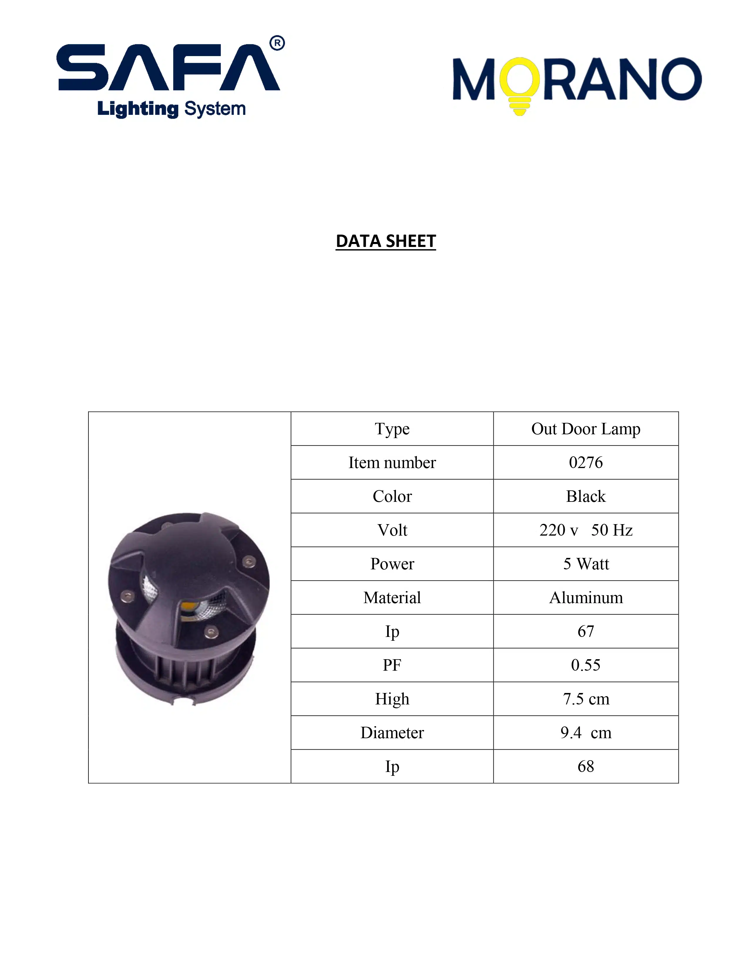 Up Light, 4-way 5W COB - Image 3