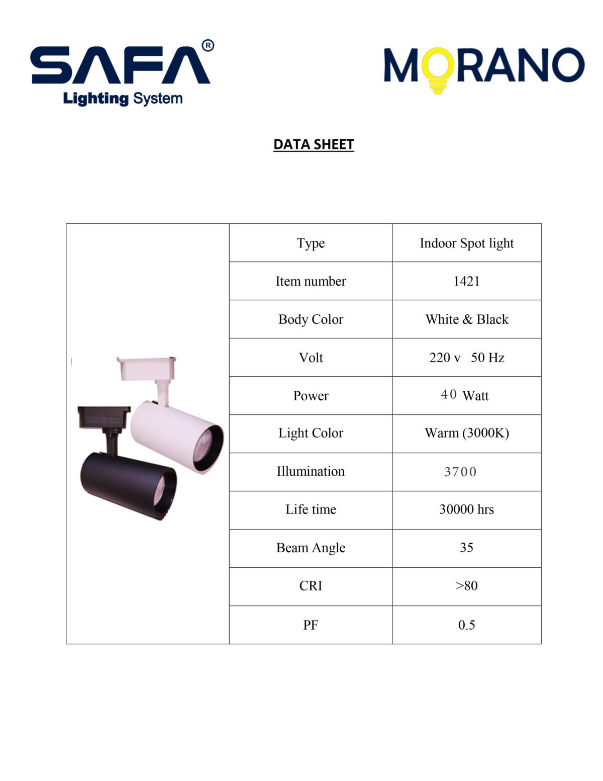 Spot Track Light 40 Watt - Image 3
