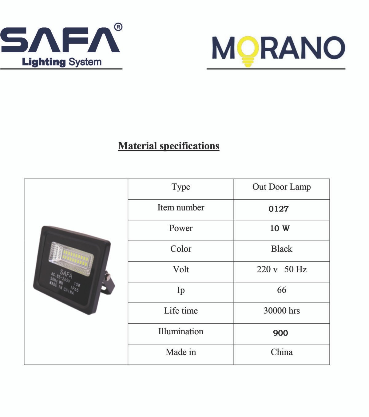 Floodlight 10 watt interface - Image 3
