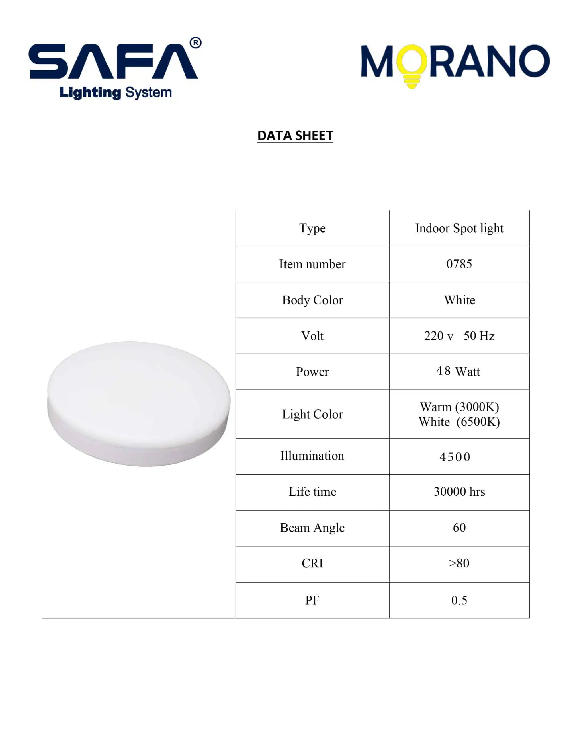 48W Round Opal Panel - Image 3