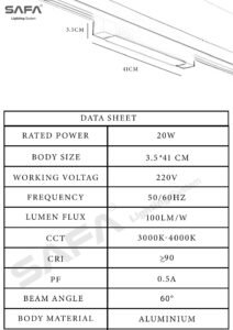 Linear track light - Image 3