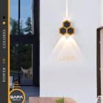 Beehive LED wall luminaire