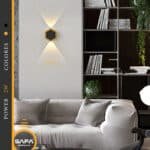 Beehive LED wall luminaire