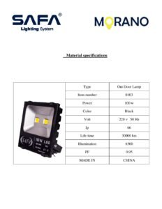Floodlight interface 100 watt - Image 3