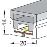 Flexible Silicone LED Profile