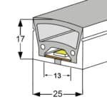 الليد بروفايل سيليكون مرن
