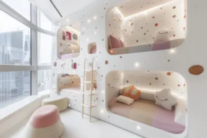 soft pastel hues room kids