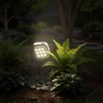 spike floodlight for the garden