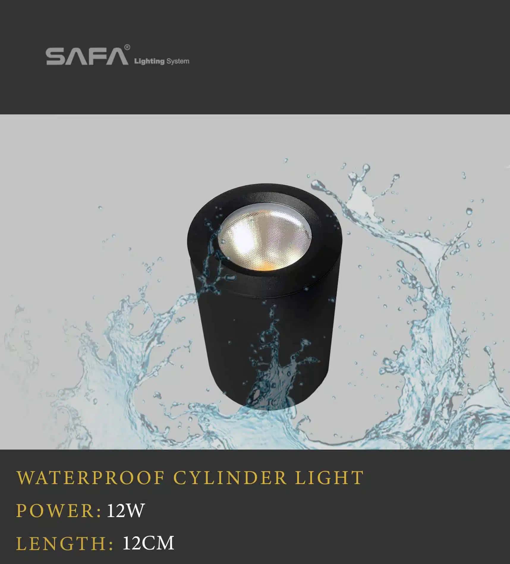 Waterproof Cylindrical Spot Light - Image 1