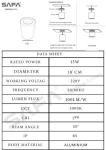 Waterproof Spot Cylinder - Image 3