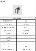 Wall lantern - Image 3