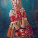 girl of apples