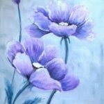 زهور أرجوانية