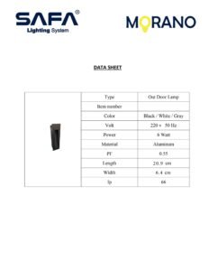 6W Vertical Rectangular Staircase Light - Image 4