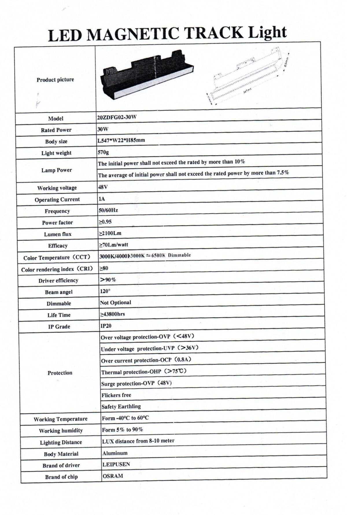 Trackliner Magnetic 30W - Image 3