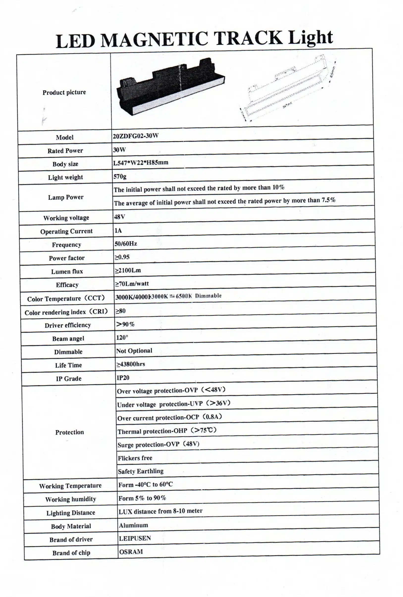 Trackliner Magnetic 30W - Image 3
