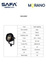 7W LED Spotlight with Cap - Image 3