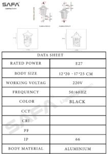 ⁦فانوس جداري مدور⁩ - الصورة ⁦3⁩
