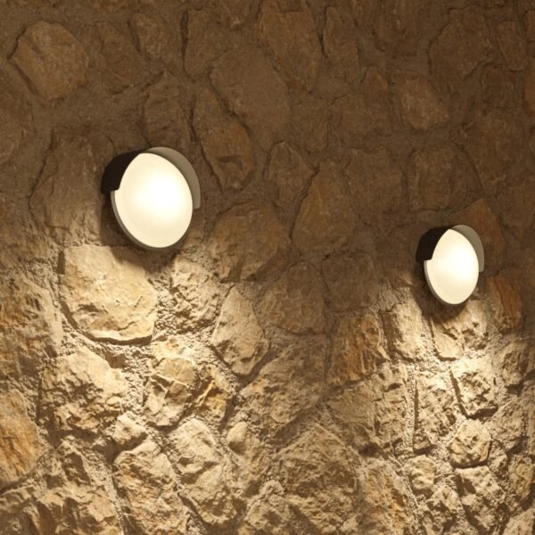 اضاءه المساحات الخارجية و اضاءه الحدائق 17 Auro wall fixture neg