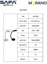 Flexible Spotlight with Round Base - Image 3