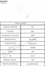 3W LED spotlight - Image 3