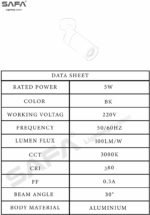 5W LED spotlight - Image 3
