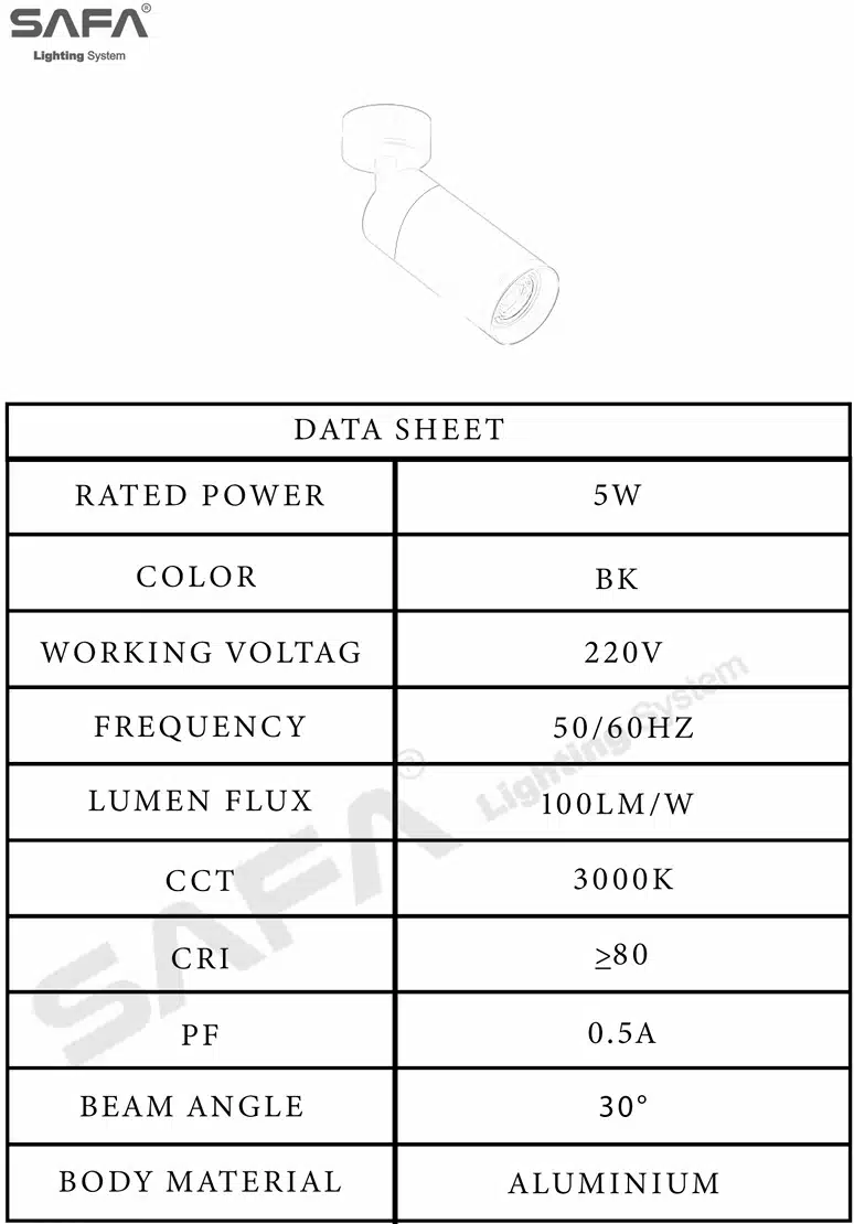 5W LED spotlight - Image 3
