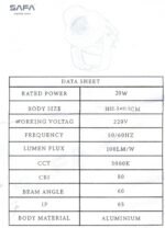 7W LED Spotlight - Image 3