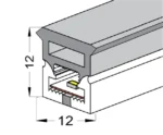 Flexible Silicone LED Profile - Image 2