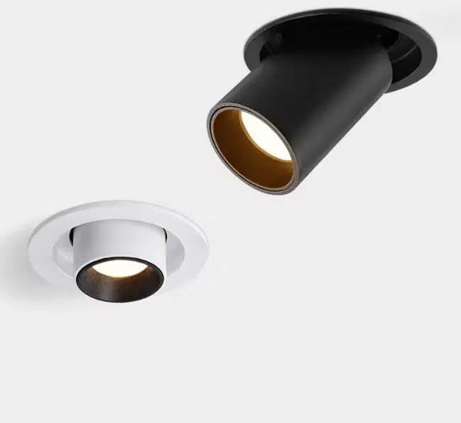 122 Single Round Swivel Ceiling Spotlight سبوت سقف متحرك سنجل مدور