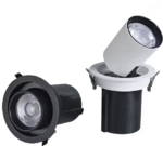 Single Round Swivel Ceiling Spotlight - Image 3