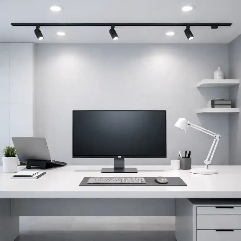 الإضاءة الدافئة والبيضاء