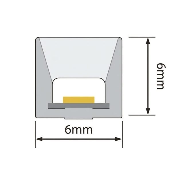 الليد بروفايل سيليكون مرن 24V