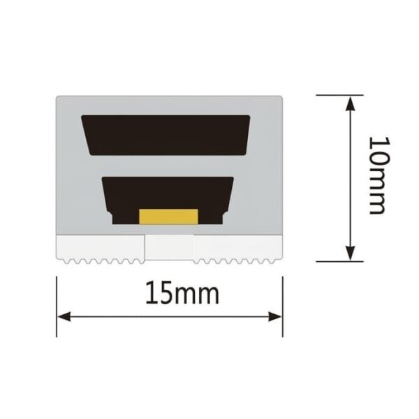 الليد بروفايل سيليكون مرن 24V