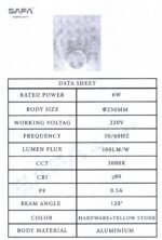 ⁦ابليك جداري حجر دائري⁩ - الصورة ⁦3⁩