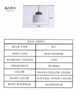 Stone Pendant Light - Image 3