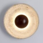 ⁦ابليك ليد حجر دائري مودرن⁩ - الصورة ⁦2⁩