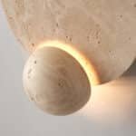 ⁦ابليك جداري حجر دائري⁩ - الصورة ⁦2⁩