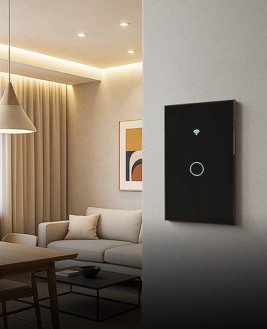 Automatize_Interruptor_Wifi_Desktop_cb3ce7e1-96d5-46dc-93a6-a347b2b3e656 مفتاح سمارت مفرد - الصورة 1