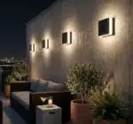 Square Outdoor LED Wall Light
