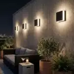 Square Outdoor LED Wall Light